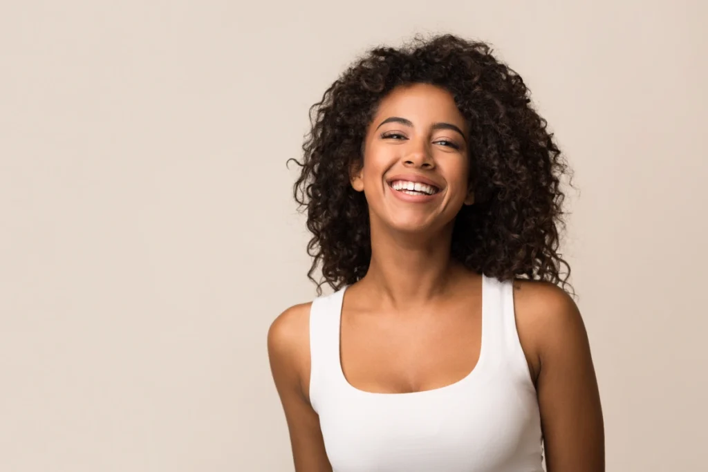 Young woman smiling in George, UT | MaVie Med Spa