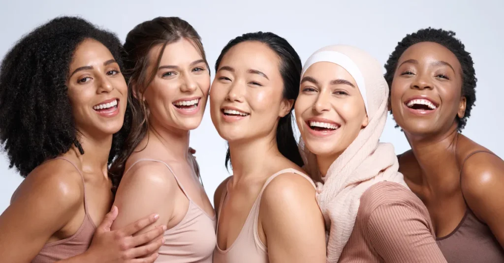 Group of women smiling in George UT | MaVie Med Spa